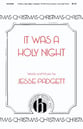 It Was a Holy Night SATB choral sheet music cover